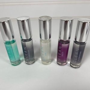Clean Perfume -mixed fragrance lot- travel roller ball